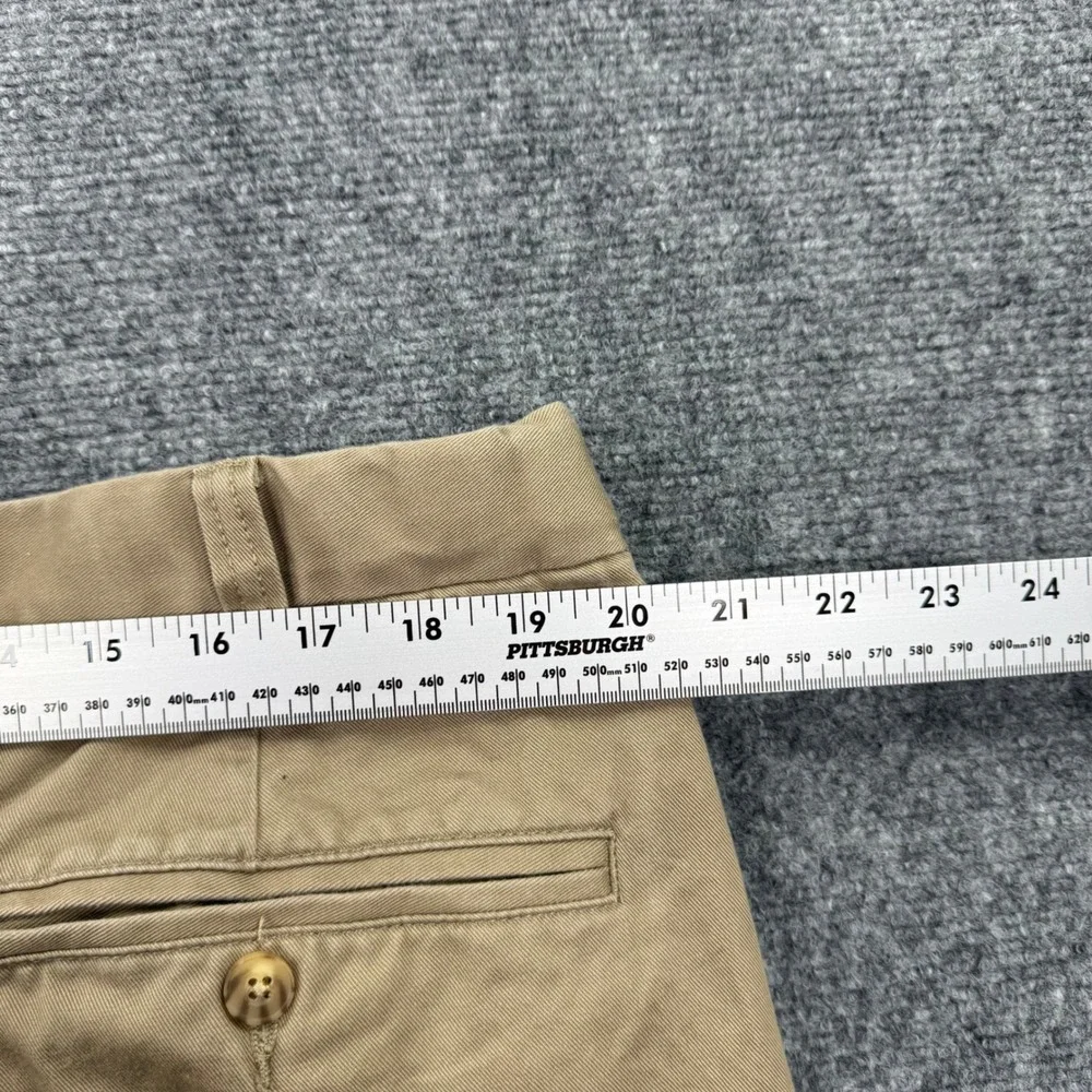 Duluth Trading Co Mens Khaki Pleated Chinos‎ Pants 42x30 100% Cotton